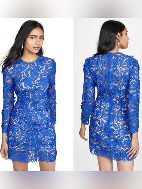 Self Portrait Lace Mini Dress / Size 2